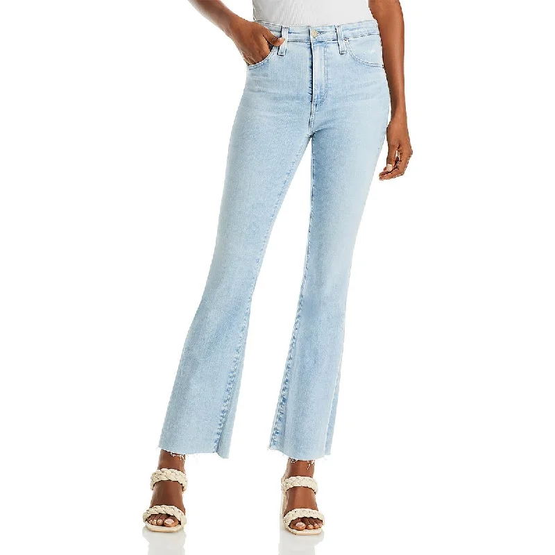 New Products Spiritual Vitality Adriano Goldschmied Womens Raw Hem Denim Bootcut Jeans