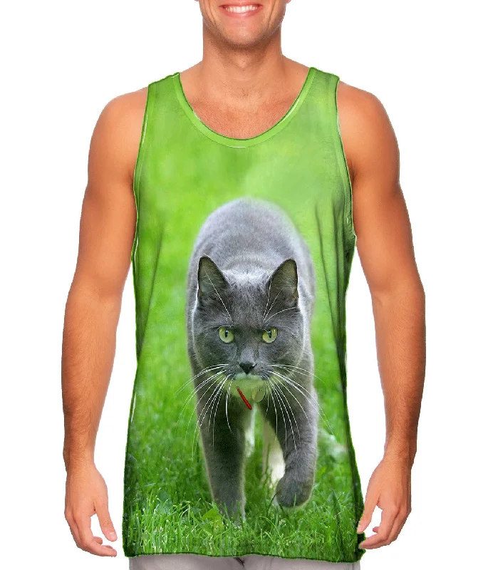 Sports Jumpsuit Ferocious Grey Cat