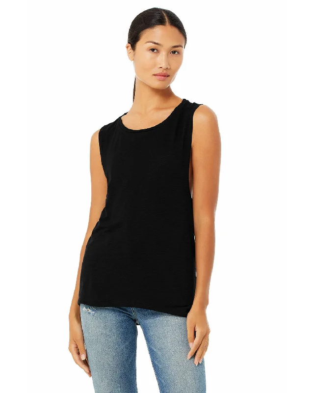 Solid Black Slub