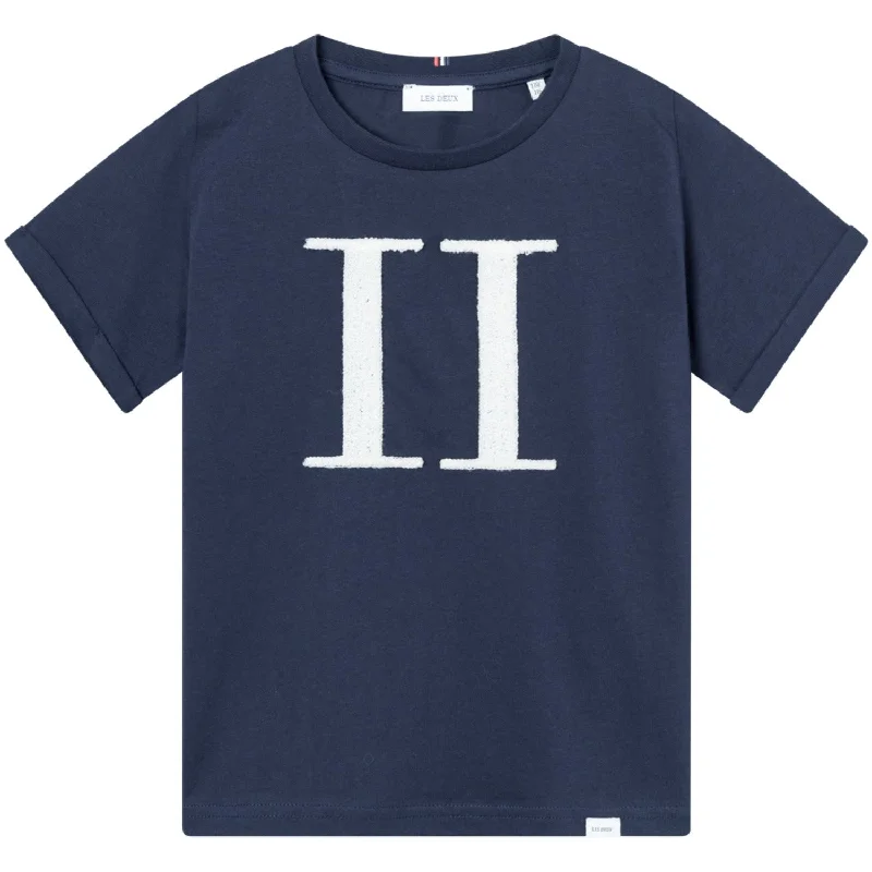 Boutique Recommendation Lively And Youthful Les Deux Kids Dark Navy/Ivory Encore Bouclé T-Shirt Kids Boutique Recommendation Lively And Youthful Les Deux Kids Dark Navy/Ivory Encore Bouclé T-Shirt Kids