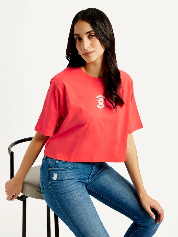 Renaissance Style Women's Solid Relaxed Fit T-shirt