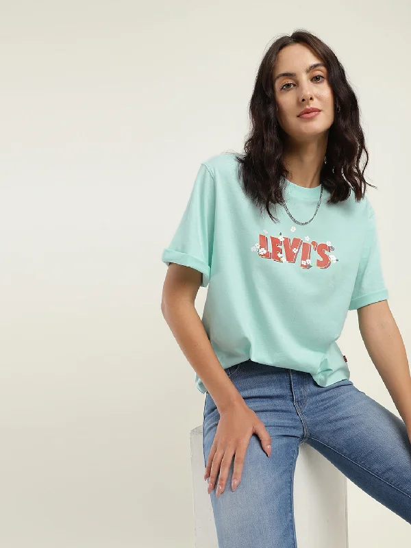 Exquisite Craftsmanship Comfortable Series Women's Brand Logo Oversized T-Shirt