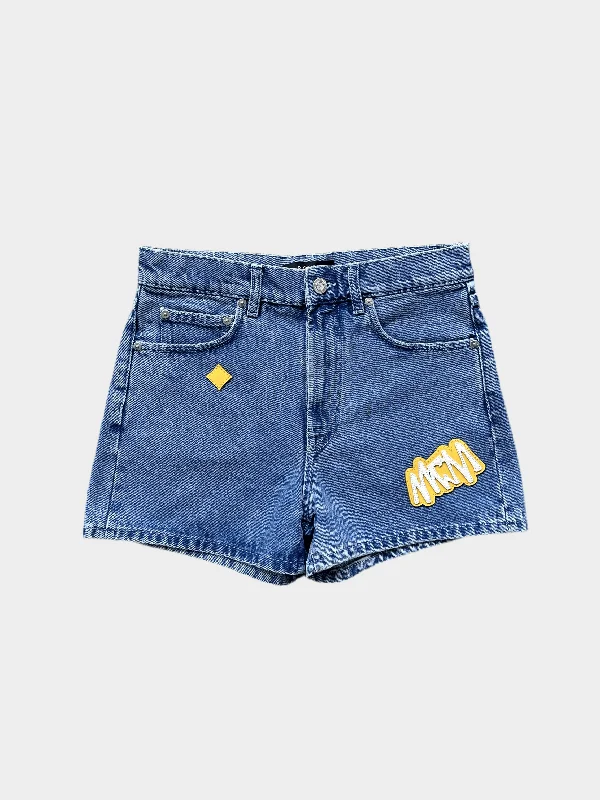 Exquisite Tailoring Versatile Items Denim Shorts