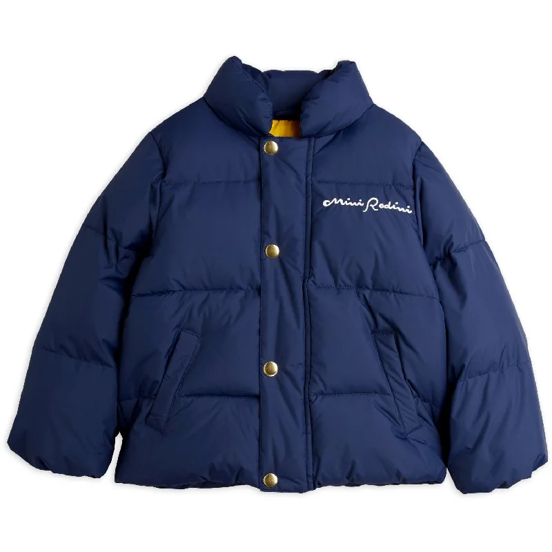 Spring Fashion Comfortable And Cold-proof Mini Rodini Blue Mini Rodini Society City Puffer Jacket