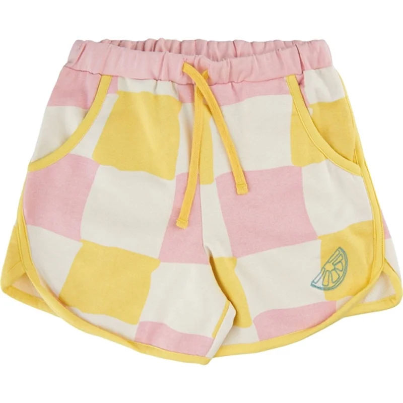 Modern Tailoring Dessert Matching Soft Gallery Gardenia Check Paris Shorts