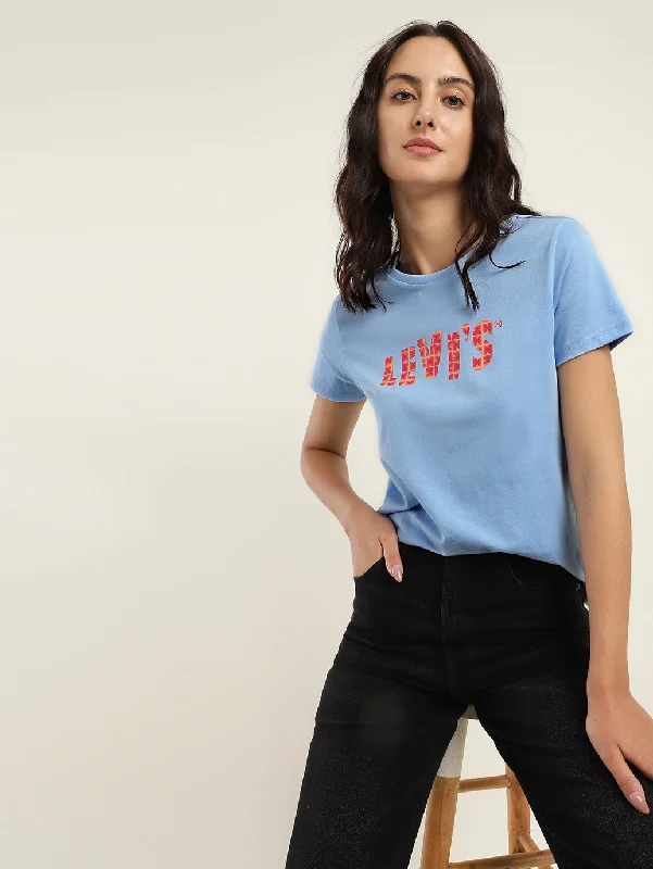 Fashionable Inner Wear Unique Design Women's Brand Logo Crew Neck T-Shirt