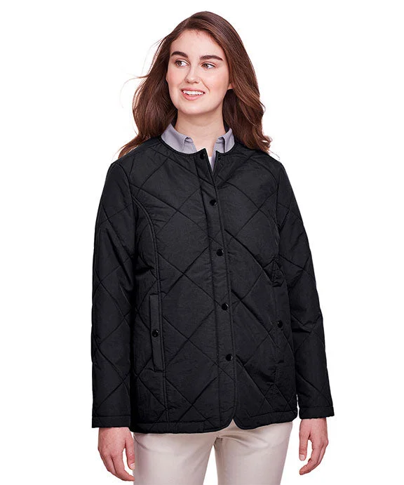 Fashionable Items Versatile Items UC708W - UltraClub Ladies Dawson Quilted Hacking Jacket