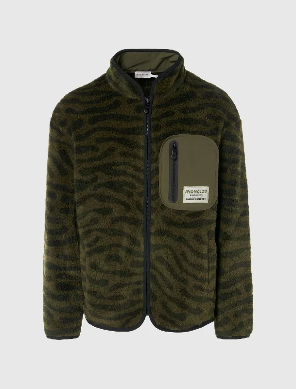 Fresh And Fashionable Youthful Street Fashion MONCLER X SALEHE BEMBURY ZIP-UP CARDIGAN