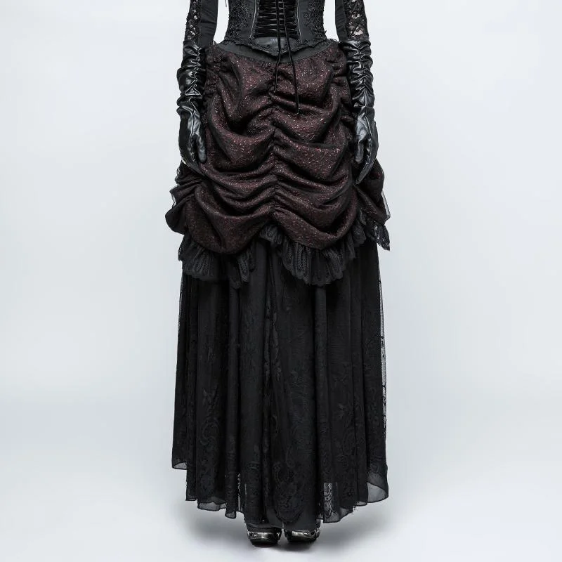 Retro Fashion Classic Retro Women's Gothic Party Lace Bubble Skirt