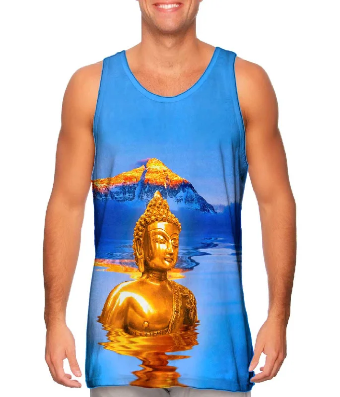 Comfortable Fashion Celebrity Style Golden Peaks Buddha And Mount Everest