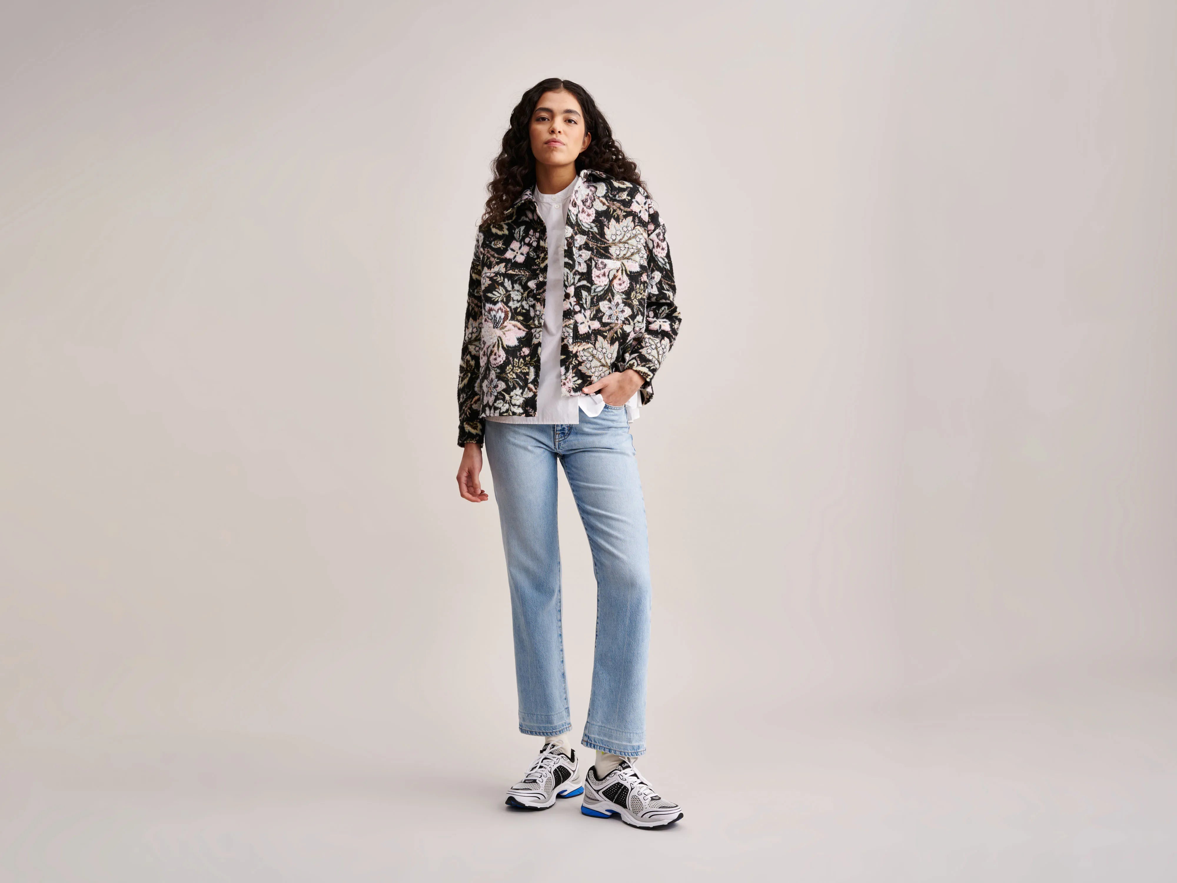 Editorial Design Elegant Tailoring Link Overshirt (232 / W / COMBO A)