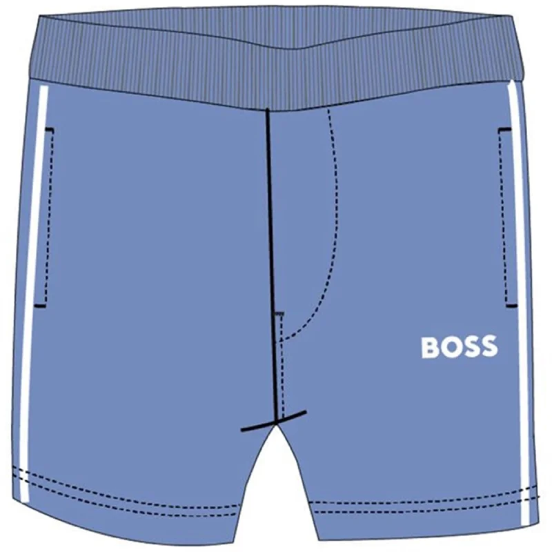 Retro Design Avant-garde Design Hugo Boss Baby Shorts Pale Blue