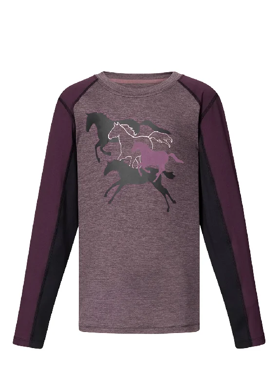 Fashion Selection Unique Prints Kids Round Up Base Layer Top