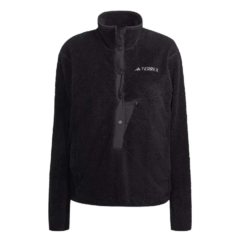 Fashionable And Versatile Luxury And Elegant adidas - Women's Terrex Xploric High Pile Fleece Pullover Sweatshirt (IB6555)