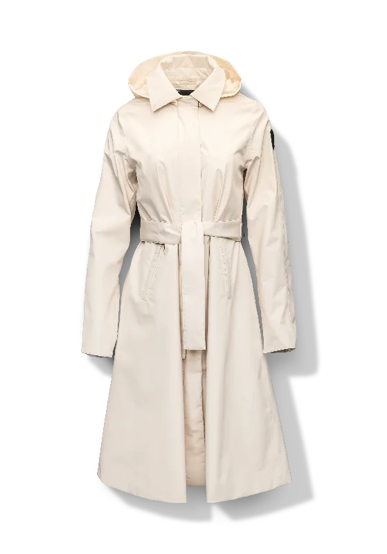 Embroidery Design Fashionable And Versatile Ivy Women's Tailored Trench Coat