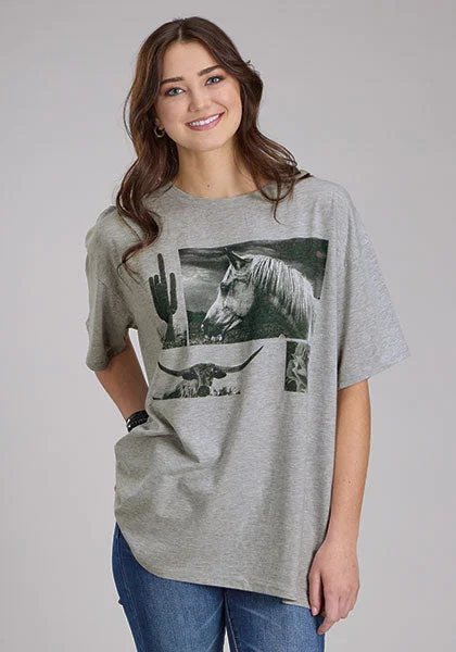 Simple Matching Avant-garde Design Women's Roper T-Shirt #03-039-0513-0115