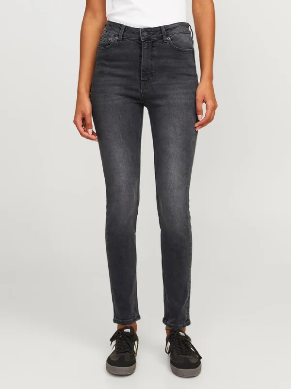 New Season Series Exquisite Embroidery Vienna Skinny Grey 30" Jeans