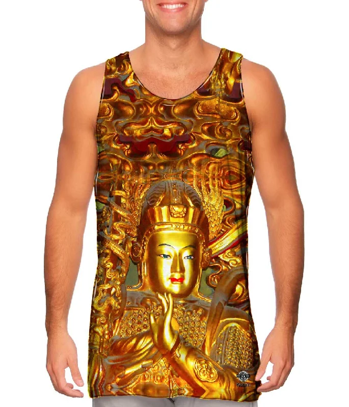 Sports And Leisure Street Cool Gold Buddha Chinese Temple