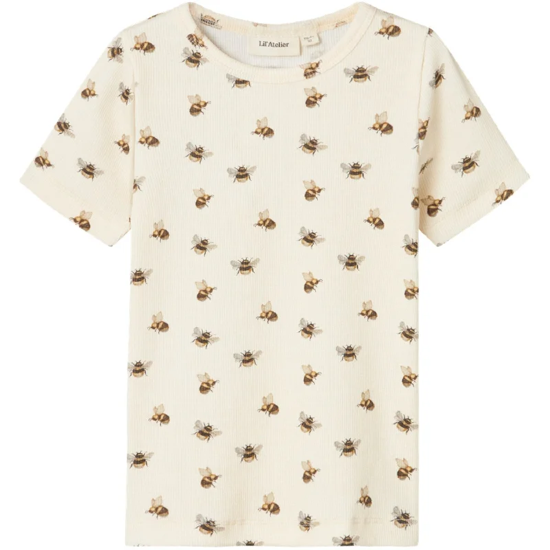 Tropical Style High-end Design Lil'Atelier Turtledove Gavo Kim Slim T-Shirt
