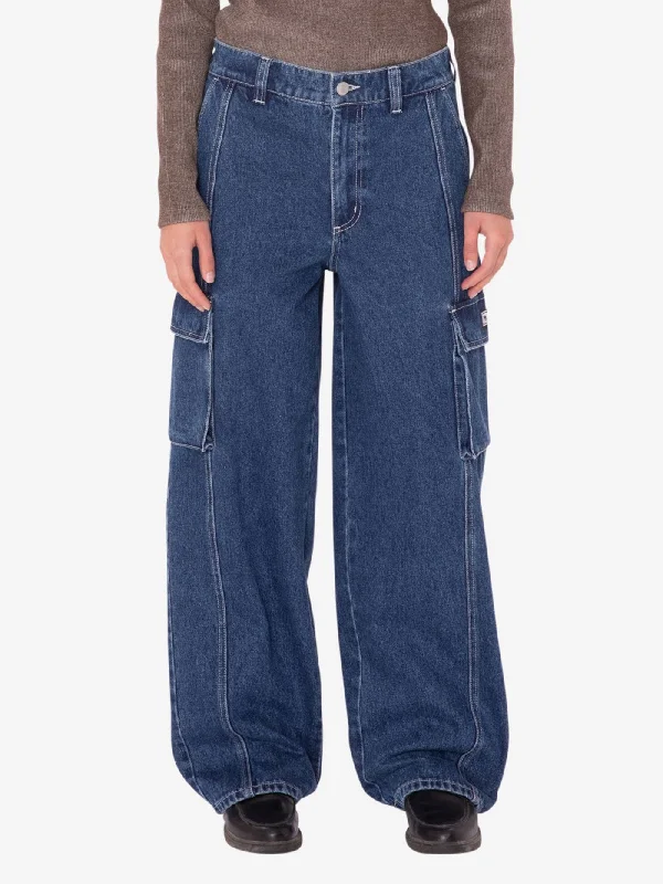 Sports And Leisure Simple Solid Color Search Cargo Jeans