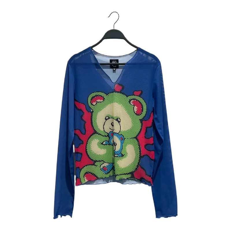 Elegant Design Simple Matching Brain Dead/LS T-Shirt/M/Graphic/Nylon/BLU/Brain Dead "Bear" LS Elegant Design Simple Matching Brain Dead/LS T-Shirt/M/Graphic/Nylon/BLU/Brain Dead "Bear" LS