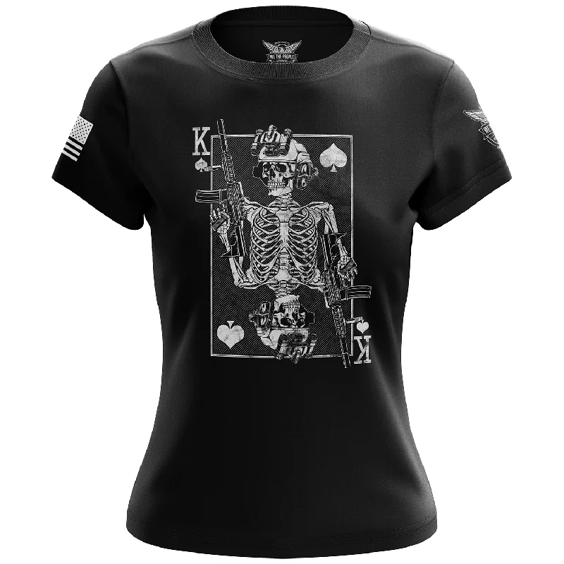 Boutique style Bone Dealer Women's Short Sleeve Shirt