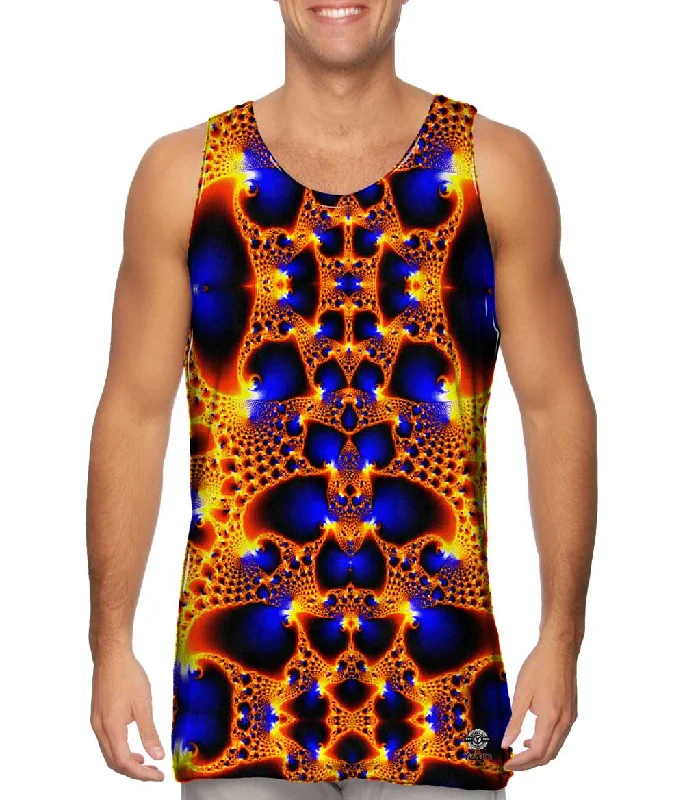 End Of The Year Romantic And Fresh Golden Navy Fractal