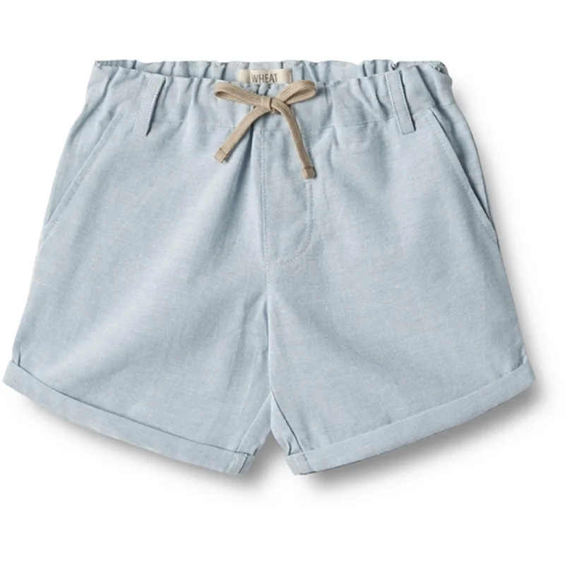 Basic Version Sports And Leisure Wheat Blue Waves Shorts Holger