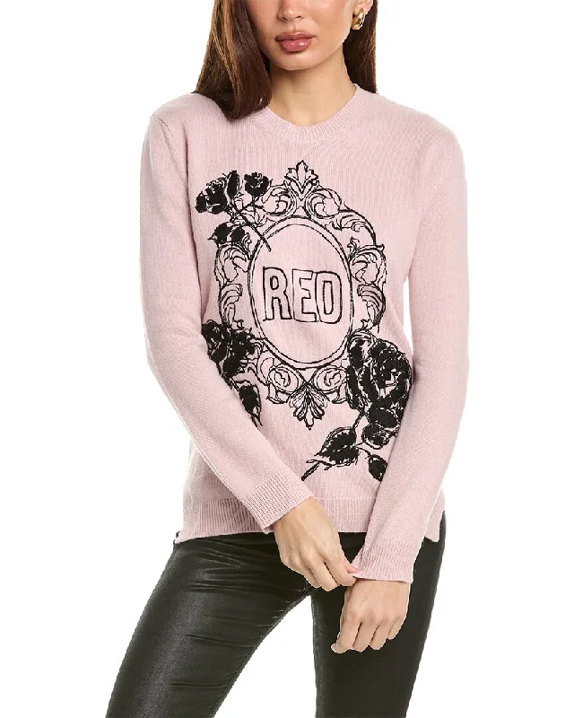 Age-reducing Style Relaxed And Casual RED Valentino Wool-Blend Sweater