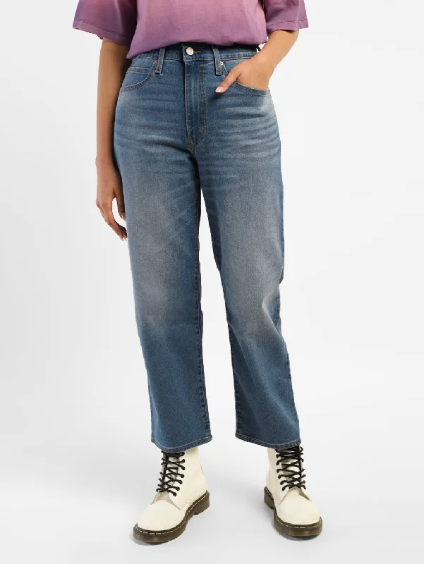 Exclusive Customization Bright Colors Women's Mid Rise 94 Baggy Fit Jeans