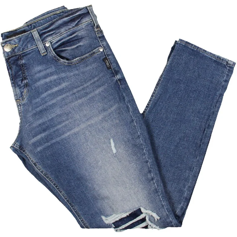 Boutique Recommendation Romantic Data Silver Jeans Co. Womens Plus Mid-Rise Distressed Skinny Jeans Boutique Recommendation Romantic Data Silver Jeans Co. Womens Plus Mid-Rise Distressed Skinny Jeans