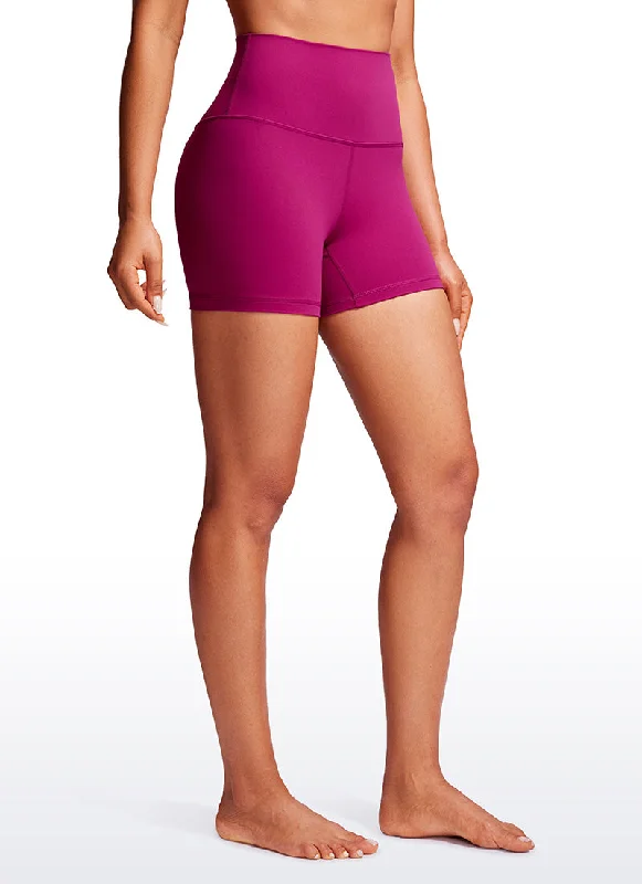 Warm Atmosphere Simple Matching Butterluxe Yoga Shorts 4''