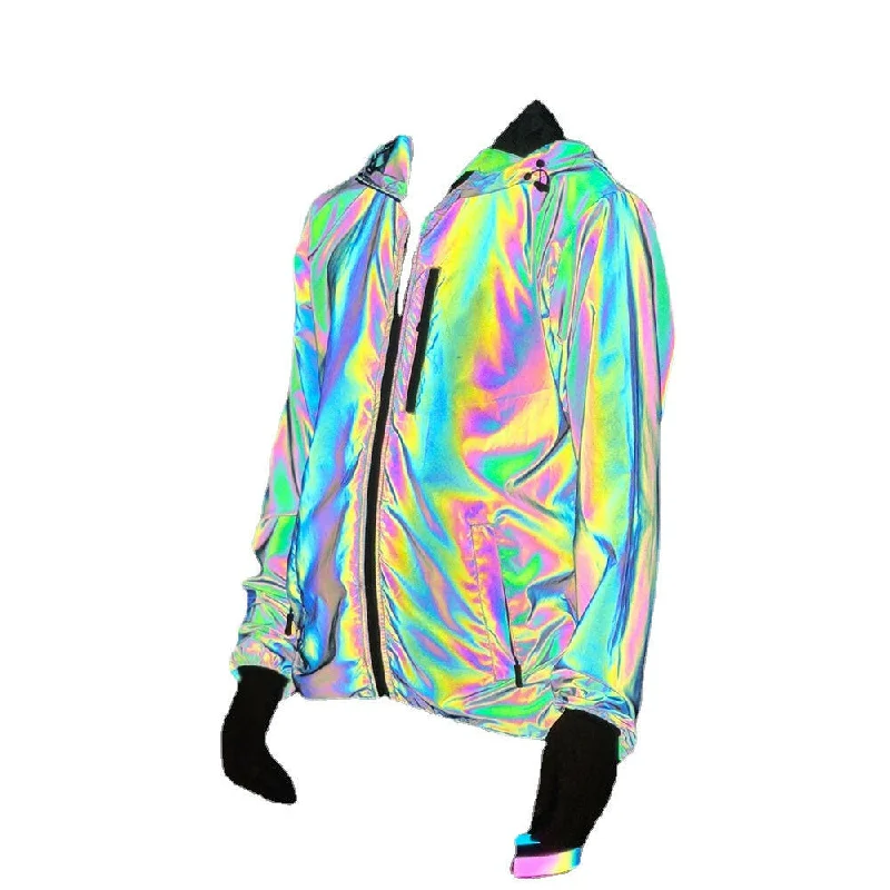Editorial Design Personalized Wear Bicycle Jacket Men Spring Summer Full Reflective Windbreaker Women Water Resistant MTB Road Bike Wear Cycling Long Jersey