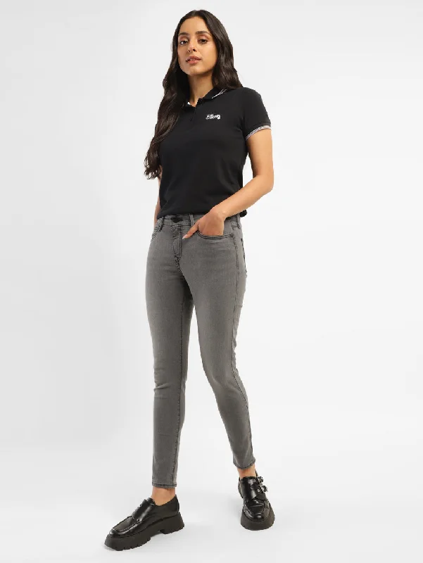 Fashionable Items Classic And Versatile Women's Mid Rise 710 Super Skinny Fit Jeans