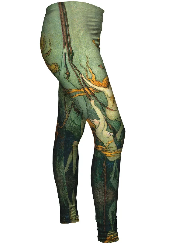Fashion Classic Avant-garde Design Warwick Goble - "Mermaid On Trapeze"