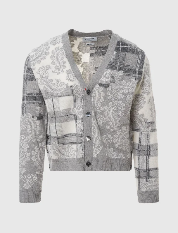 Fashionable Inner Wear High Street Style FUN MIX CARDIGAN