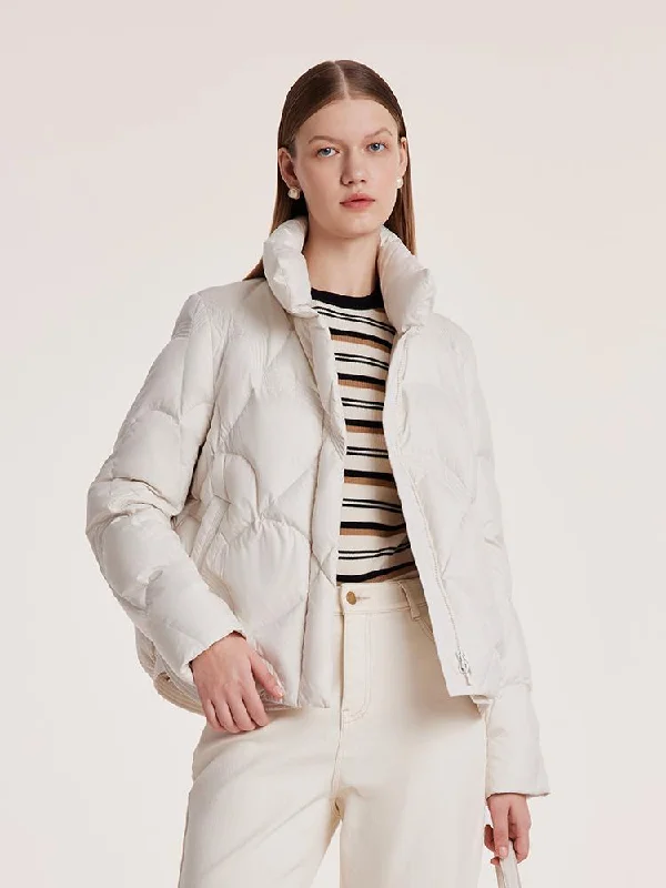 Lively And Youthful Street Charm Short Goose Down Garment