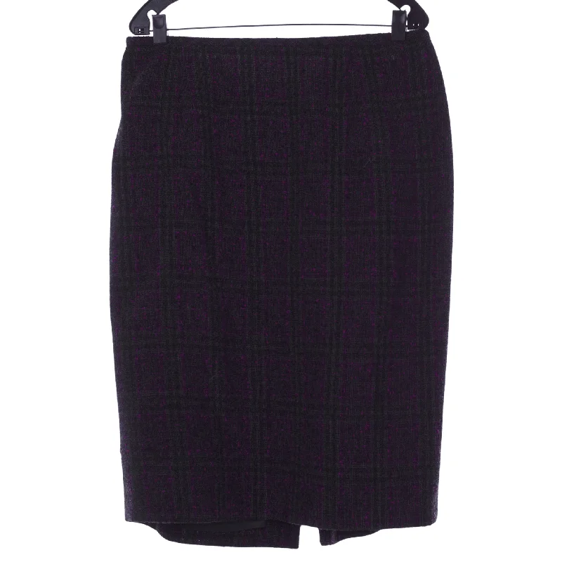 Fashionable And Fashionable Autumn Selection Jaeger Wool Skirt Purple and Green Skirt UK Size 16/18 Fashionable And Fashionable Autumn Selection Jaeger Wool Skirt Purple and Green Skirt UK Size 16/18