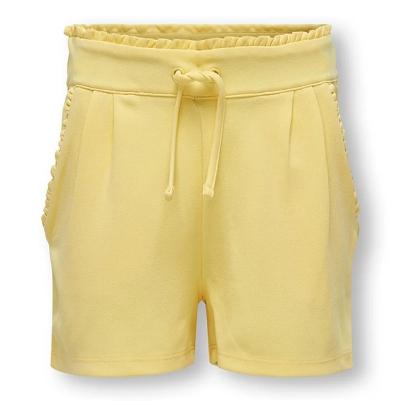Retro Prints British Style Kids ONLY Lemon Meringue Sania Frill Shorts