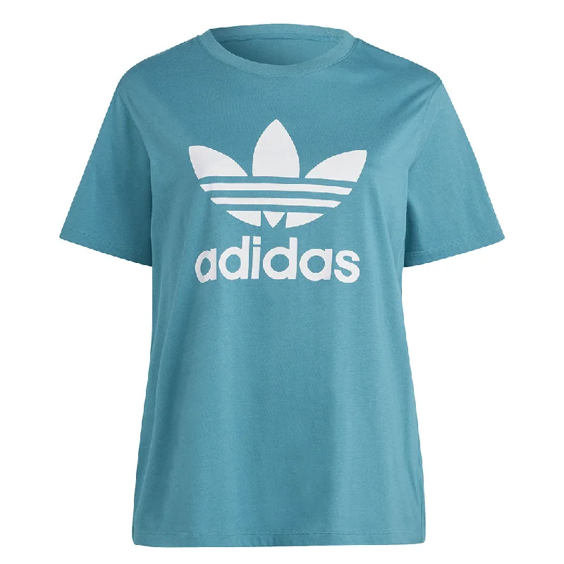 New Season Series Personalized Clothing adidas - Women's Adicolor Classics Trefoil T-Shirt (Plus Size) (IL7021)