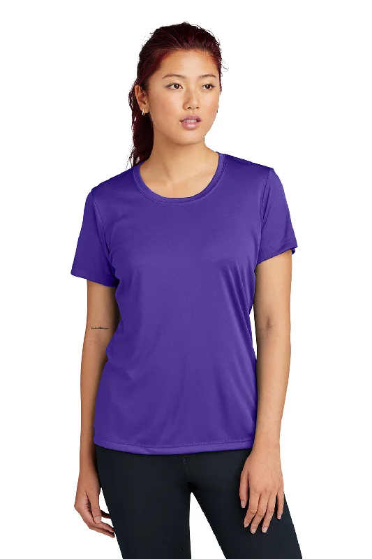 Fashionable Inner Wear High-end Design Sport-Tek Womens Competitor Moisture Wicking Short Sleeve Crewneck T-Shirt - Purple Fashionable Inner Wear High-end Design Sport-Tek Womens Competitor Moisture Wicking Short Sleeve Crewneck T-Shirt - Purple