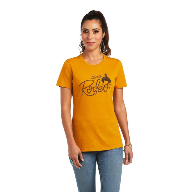 Literary Style Ariat Women's Let's Rodeo Tshirt