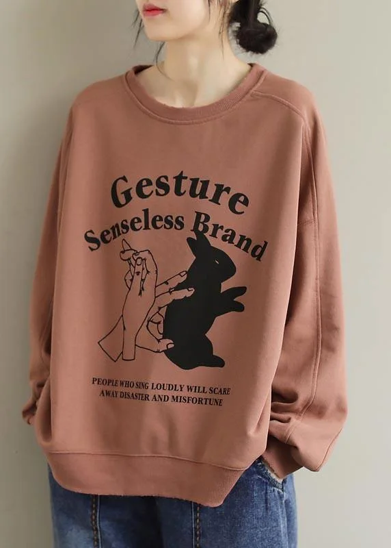 Personalized Wear Slightly Flared Design Italian Brown Blouses For Women O Neck Spring Blouses Personalized Wear Slightly Flared Design Italian Brown Blouses For Women O Neck Spring Blouses