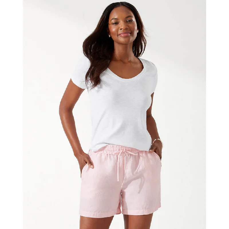 High-end Fashion Slightly Flared Design Tommy Bahama Women's Ashby Isles T-Shirt - White High-end Fashion Slightly Flared Design Tommy Bahama Women's Ashby Isles T-Shirt - White