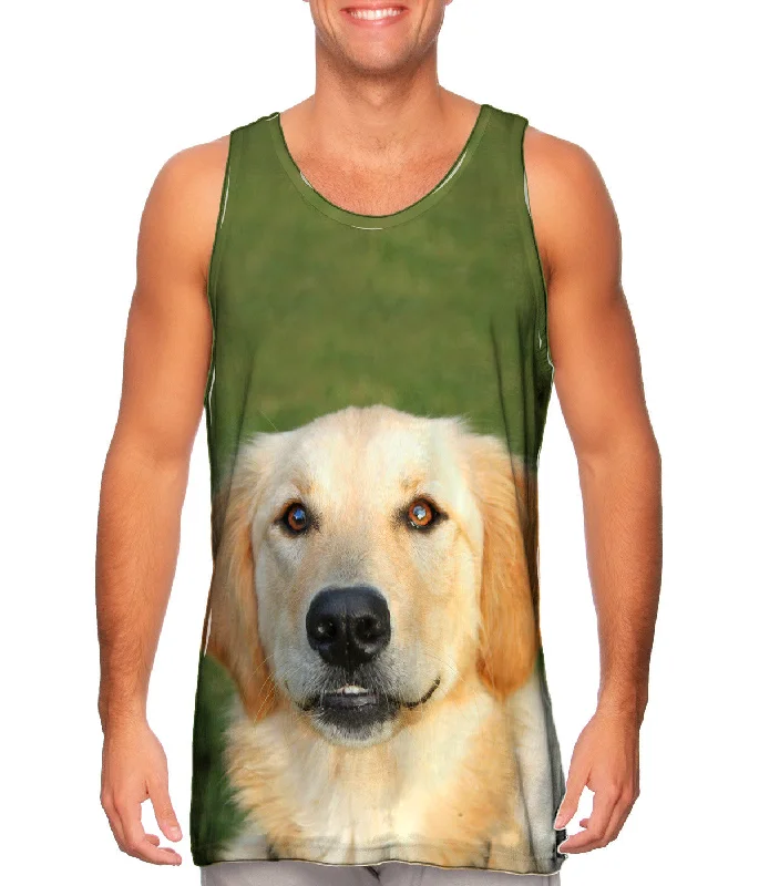 Urban Style Stunning Fashion Golden Lab Smiling