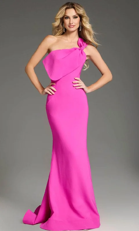 Personalized Clothing Jovani 39971 - One-Shoulder Seams Prom Gown