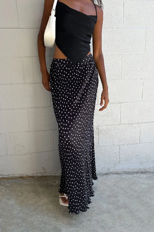 Sports Jacket PLEATED PRINTED MAXI SKIRT