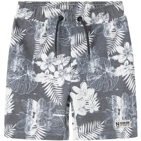 Lively And Youthful British Style Name it Dark Sapphire Farvel Sweat Shorts