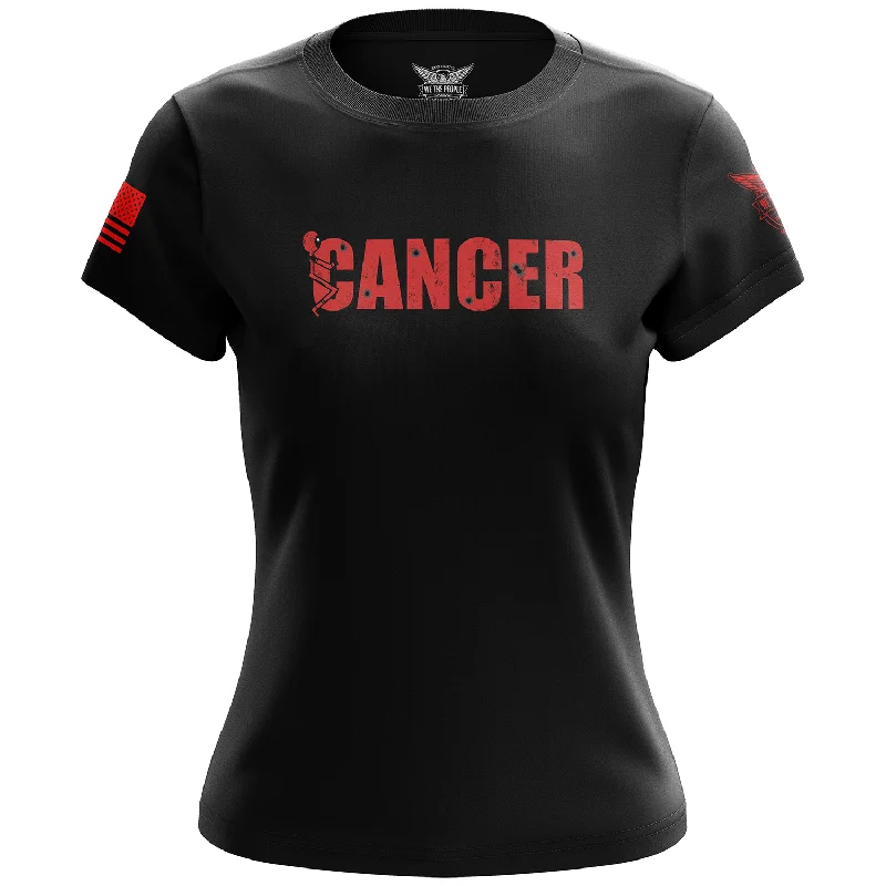 Exquisite Tailoring Exclusive Customization F Cancer Women's Short Sleeve Shirt