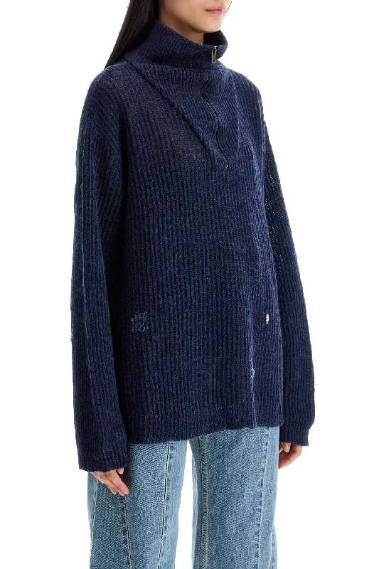 Classic style Maison Margiela Linen And Wool Blend Sweater